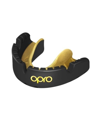 Dantų apsauga OPRO GOLD BRACES ADULT 10+ (juoda)