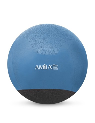 Mankštos kamuolys AMILA "GYM BALL with weight on the base" (65cm)