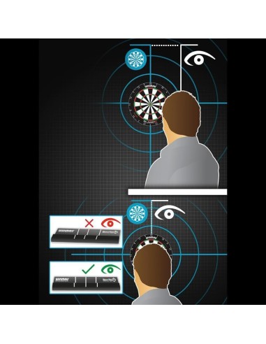 „Winmau Sightright 2.0“ – metimo pozicijos linijos lenta