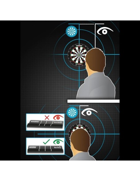 „Winmau Sightright 2.0“ – metimo pozicijos linijos lenta