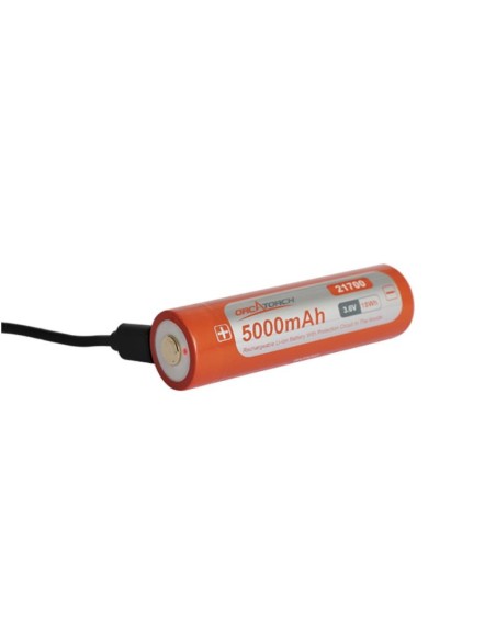 Įkraunama USB-C baterija Orcatorch 21700  5000 mAh
