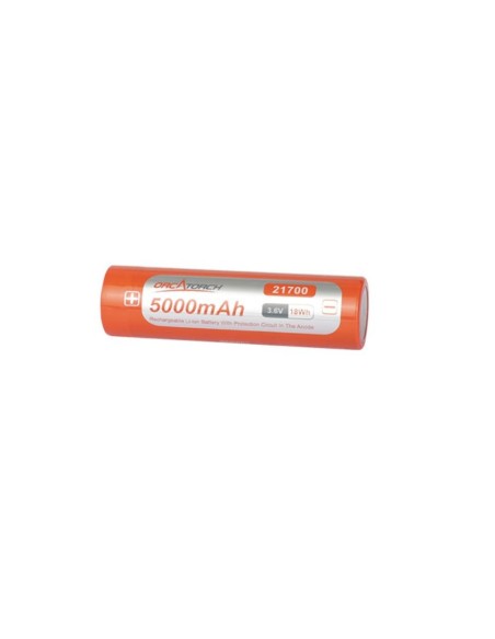 Įkraunama USB-C baterija Orcatorch 21700  5000 mAh