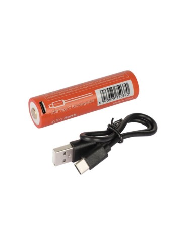 Įkraunama USB-C baterija Orcatorch 21700  5000 mAh