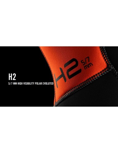 Šalmas WATERPROOF "H2" 5/7 mm High Visibility