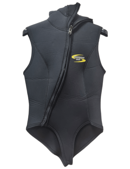 Trumpas hidrokostiumas su šalmu SC (mot)