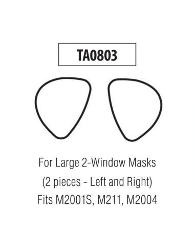 Anti-fog film TUSA Freedom TA 0803 (2 glasses)
