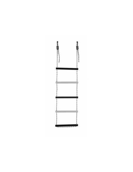 Rope ladder 5 steps (black-white)