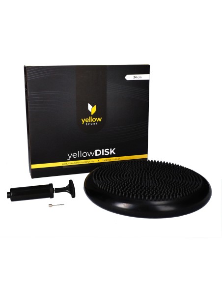 Balansavimo - masažinė pagalvėlė YellowSport  (34cm.)