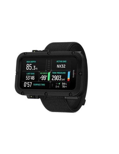Компьютер SUUNTO Nautic с эластичным ремешком.