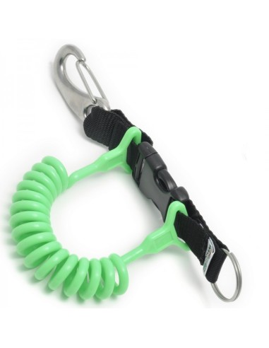 Spyruoklinis laikiklis Best Divers steel green