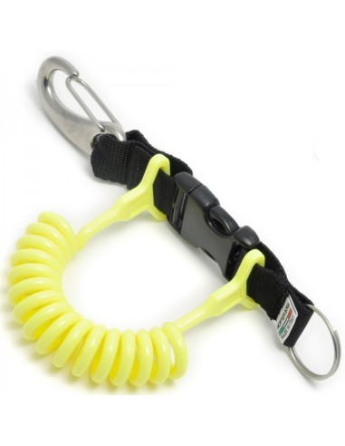 Spyruoklinis laikiklis Best Divers steel yellow
