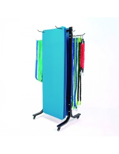 Mobile stand-holder for exercise equipment AMAYA