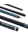 PowerGlide pool cue "AUTOGRAPH CARBON" (2 pieces) 13mm