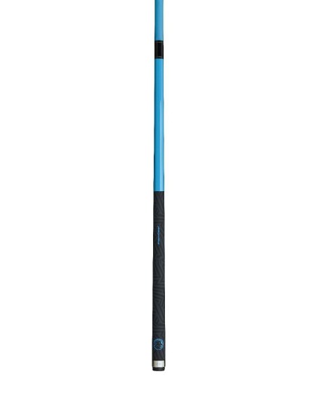 PowerGlide pool cue "QUANTA BLUE CARBON" (2 pieces) 13mm