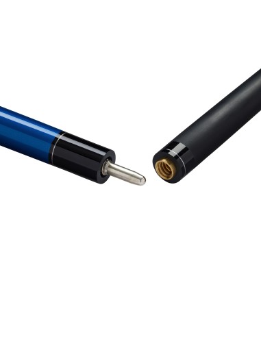 PowerGlide pool cue "EMANATE CARBON" (2 pieces) 13mm Blue