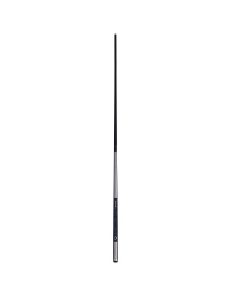 PowerGlide pool cue "EMANATE CARBON" (2 pieces) 13mm Silver