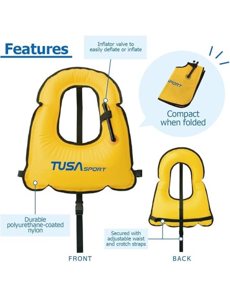 Plaukiojimo su vamzdeliu liemenė Tusa SV 4500