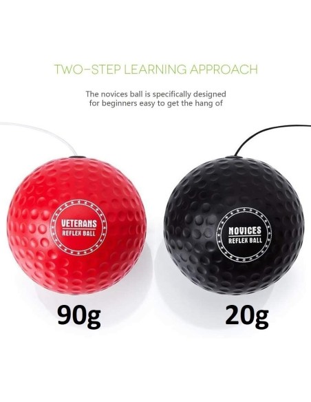 "Knockout" Reflex Ball - treniruočių kamuoliukas (Aim Ball)