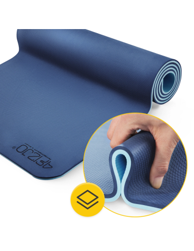 Neslystantis TPE mankštos ir jogos kilimėlis 4FIZJO (180x60x0,6cm)