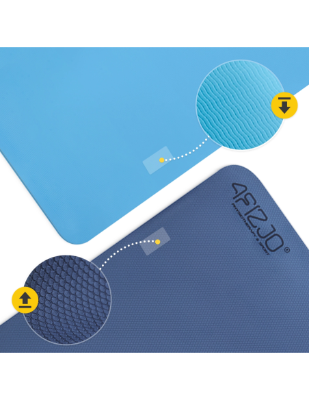 Neslystantis TPE mankštos ir jogos kilimėlis 4FIZJO (180x60x0,6cm)