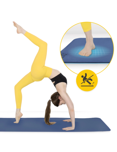 Non-slip TPE exercise and yoga mat 4FIZJO (180x60x0.6cm)