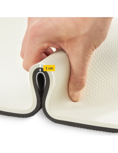 Non-slip TPE exercise and yoga mat 4FIZJO (180x60x1cm)