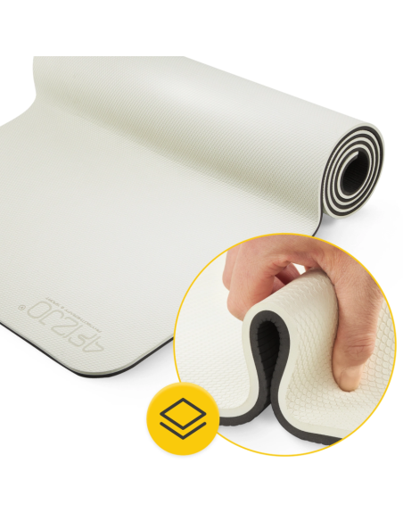 Neslystantis TPE mankštos ir jogos kilimėlis 4FIZJO (180x60x1cm)