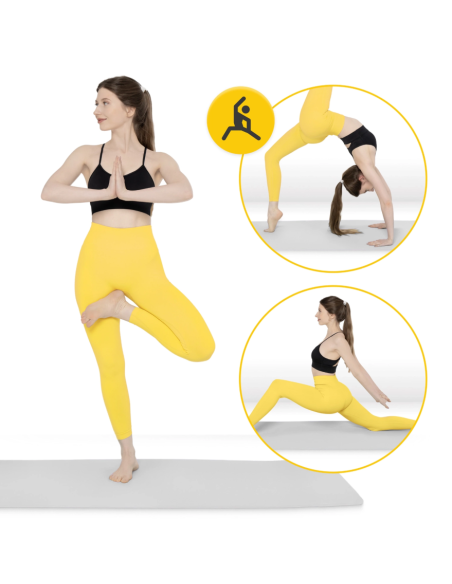 Neslystantis TPE mankštos ir jogos kilimėlis 4FIZJO (180x60x1cm)