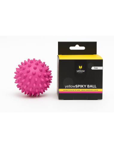 Dygliuotas masažinis kamuoliukas YellowSport  "SpikyBall" (7cm)