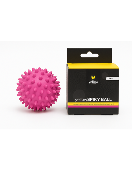 Dygliuotas masažinis kamuoliukas YellowSport  "SpikyBall" (7cm)