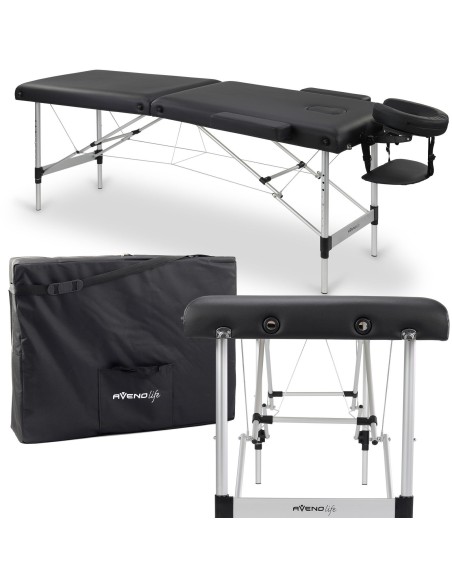 Masažo stalas YellowSport  "NADIA" 60 cm (juodas)