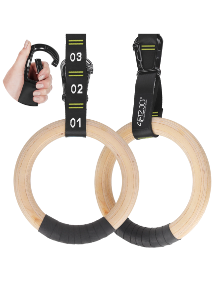 Mediniai gimnastikos žiedai 4FIZJO