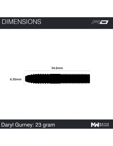 Winmau strėlytės "Daryl Gurney" SC 1.0 Series (23g)