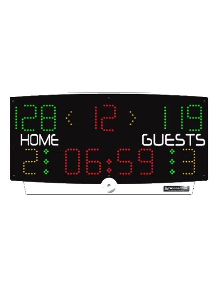 Multitop švieslentė su integruotais laikmačiais – profesionali krepšinio švieslentė