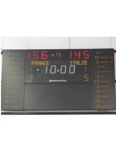 452 MB 7120-2 – belaidė daugiafunkcinė švieslentė su rezultatais, laikais, periodais ir papildoma tekstine informacija. 2