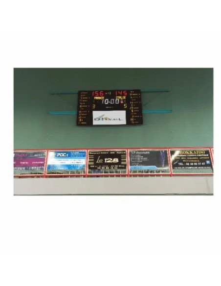 452 MB 7120-2 – belaidė daugiafunkcinė švieslentė su rezultatais, laikais, periodais ir papildoma tekstine informacija.