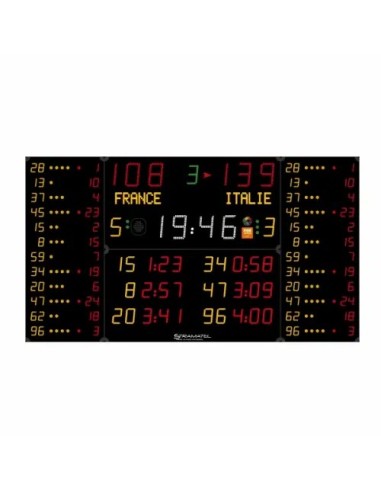 452 MB 3123-12 švieslentė – profesionali FIBA lygio 2 sporto švieslentė