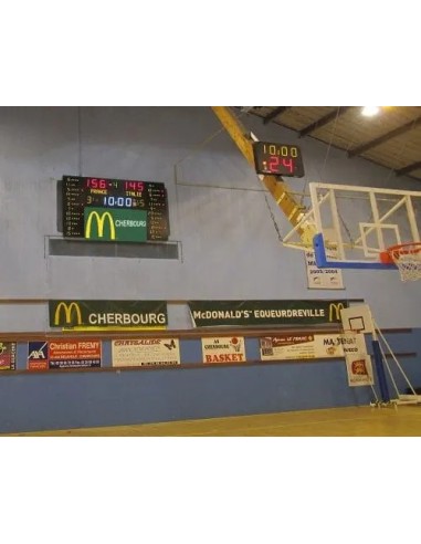 Švieslentė su LED vaizdo banneriu – reklamos ir rezultato ekranas sportui