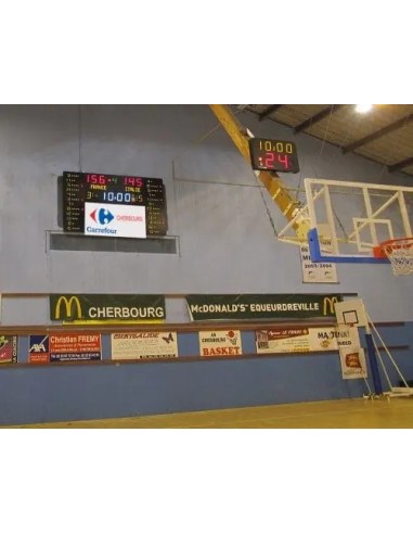 Švieslentė su LED vaizdo banneriu – reklamos ir rezultato ekranas sportui