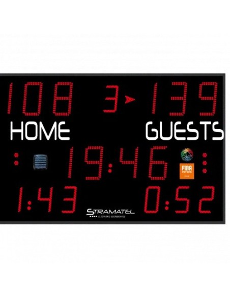 Scoreboard 452 XMB 7000 – profesionali lauko sporto LED švieslentė