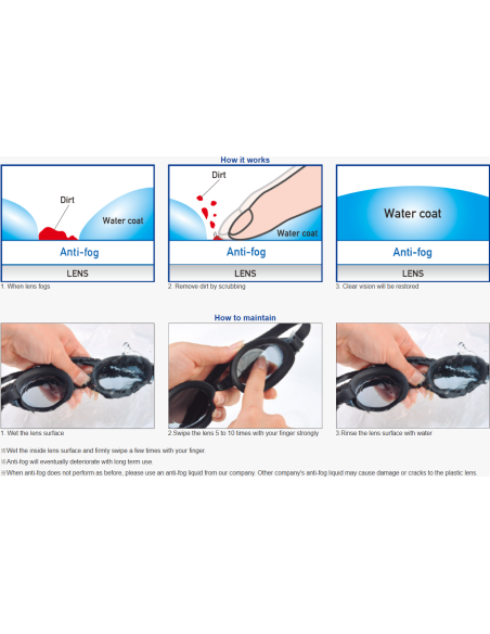 Swimming goggles VIEW SWIPE Excellent V640-BLBK
