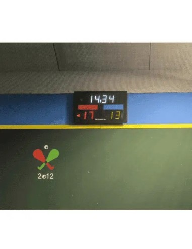 452 PEL 800 pelota švieslentė – rezultatai, laikmatis ir indikatoriai