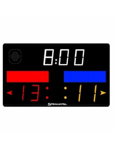 452 PEL 800 pelota švieslentė – rezultatai, laikmatis ir indikatoriai