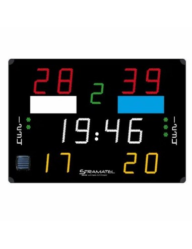 452 PB 3000 paplūdimio tinklinio švieslentė – rezultatai ir laikmatis