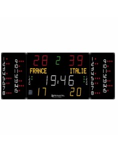 452 PB 3120 paplūdimio tinklinio švieslentė – rezultatai ir laikmatis