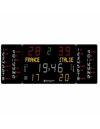 452 PB 3120 paplūdimio tinklinio švieslentė – rezultatai ir laikmatis