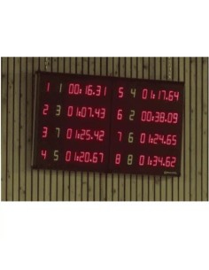 Plaukimo švieslentė 452 PC 16.8.8 rodo iki 8 takelių laikus, finišo eiles ir kitus rezultatus oficialioms varžyboms. 2