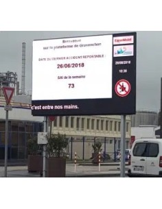 Industrial outdoor video display