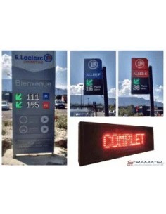 Industrial parking control screen - parking display