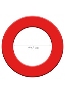 Wall protection for dartboard PU - BULLET (red) 2